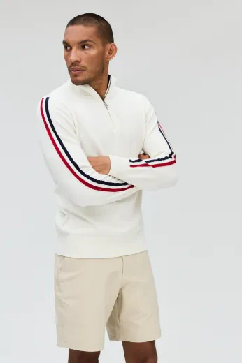 Bilde av LES ARCS Etienne half zip M white